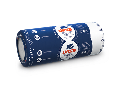 Утеплитель Ursa PureOne 37RN 10000х1200х50мм (24м2) Утеплитель Ursa PureOne 37RN 10000х1200х50мм (24м2)