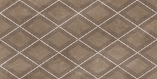 Керамическая плитка Kerlife Classico Rombi Amani Marron декор каштановый 31.5x63см