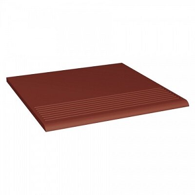 Керамическая плитка Paradyz Клинкер Natural Rosa ступень прямая гладкая рифленая 30x30 Керамическая плитка Paradyz Клинкер Natural Rosa ступень прямая гладкая рифленая 30x30