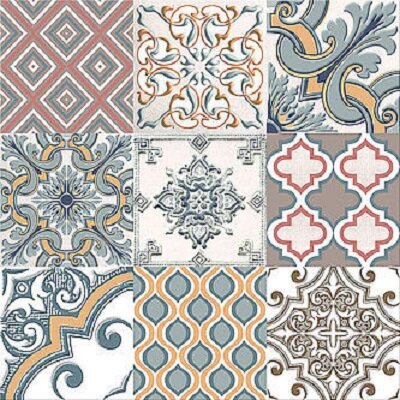 Керамическая плитка Azori Eclipse Grey напольная Ornament 33.3x33.3 Керамическая плитка Azori Eclipse Grey напольная Ornament 33.3x33.3