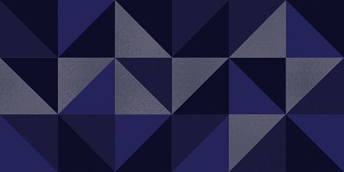 Керамическая плитка Kerlife Stella Geometrico Blu декор синий 31.5x63см