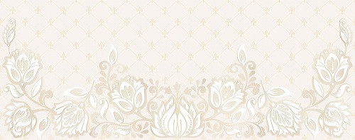 Керамическая плитка Kerlife Aurela Royal Flores Crema кремовый 20.1x50.5см