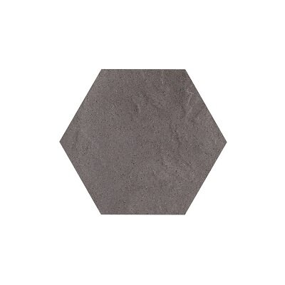 Керамическая плитка Paradyz Клинкер Taurus Grys Heksagon напольная структурная 26x26